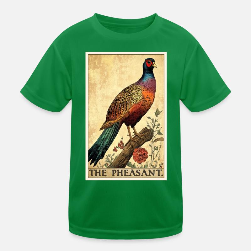 Pheasants Pheasant Kids Functional T-Shirt