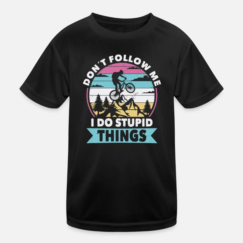 Ne me suivez pas le cycle T-shirt sport Enfant