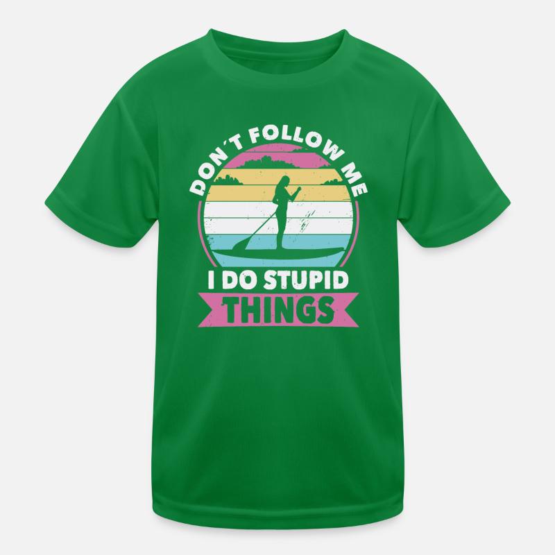 Do not follow paddle board Kids Functional T-Shirt