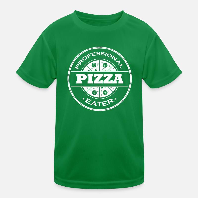 Drôle de pizza professionnel mangeur de pizza tranches de pizza design T-shirt sport Enfant