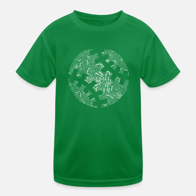 Baseball Kids Functional T-Shirt