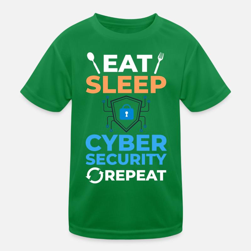 Cyber Security Information Computer Sicherheit Kinder Funktions-T-Shirt