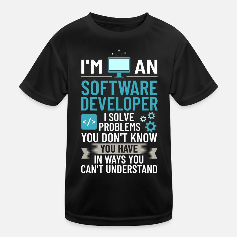 Software Development Software Developer Developer Kids Functional T-Shirt