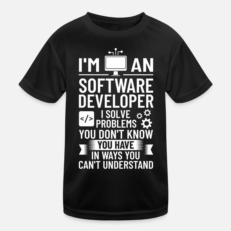 Software Development Software Developer Developer Kids Functional T-Shirt