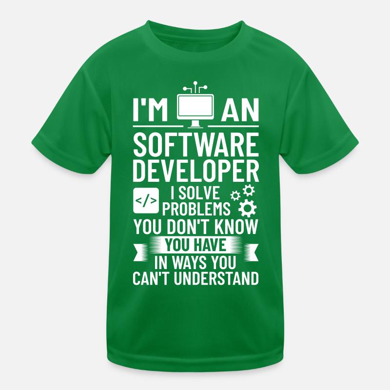 Software Development Software Developer Developer Kids Functional T-Shirt