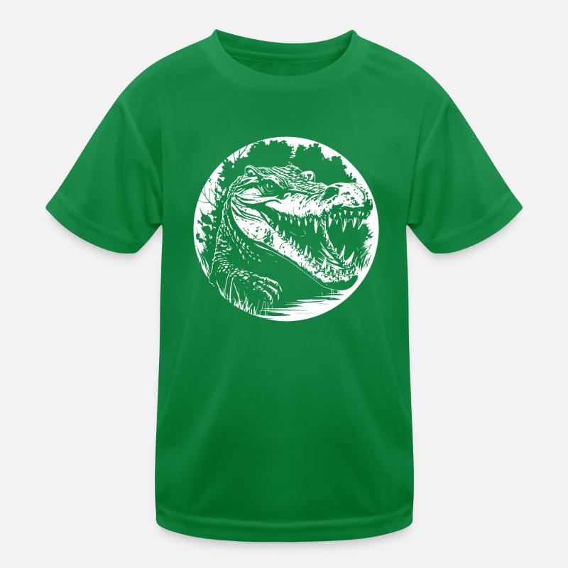 Alligator Kinder Funktions-T-Shirt