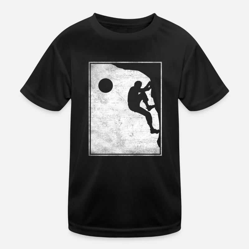 Escalade de bloc Alpinistes T-shirt sport Enfant