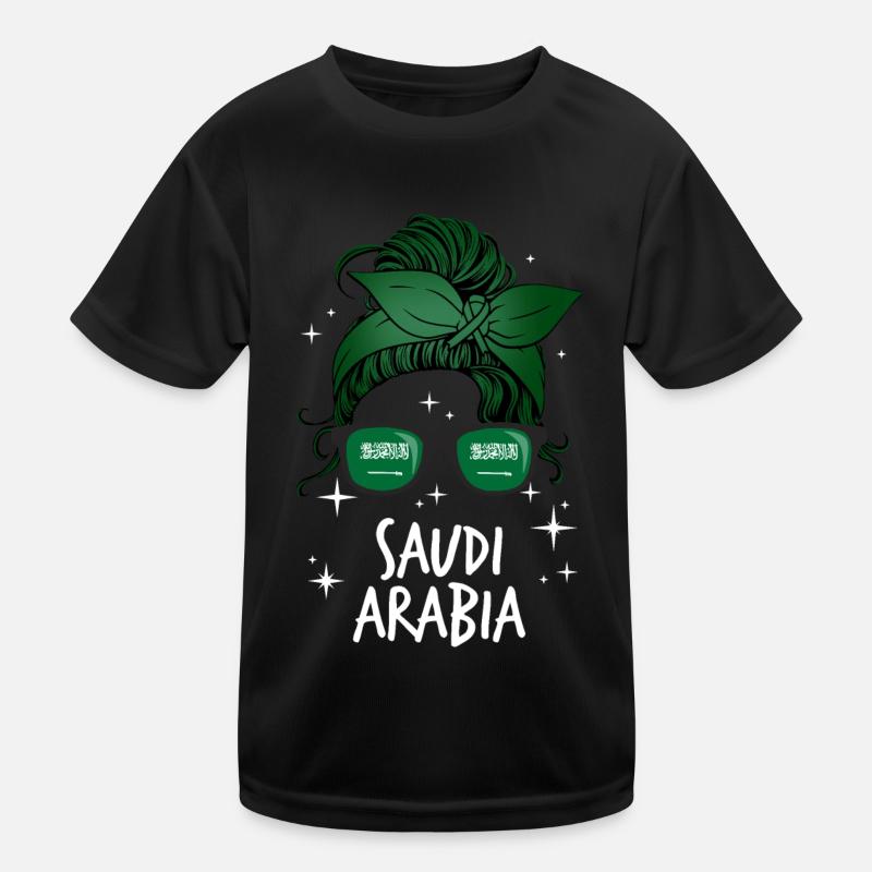 Saudi-Arabien Kinder Funktions-T-Shirt