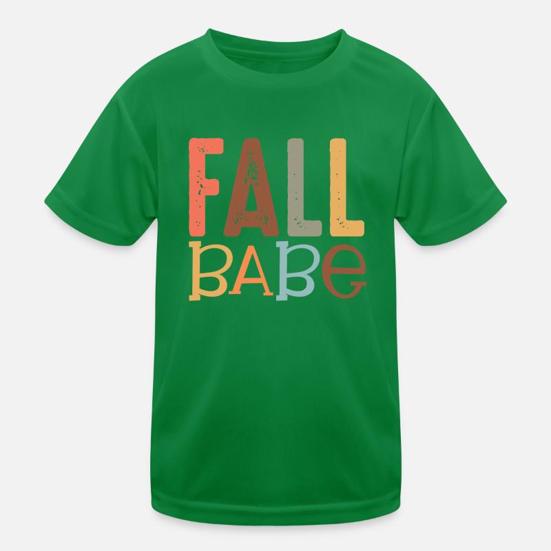 Herbst Babe Kinder Funktions-T-Shirt