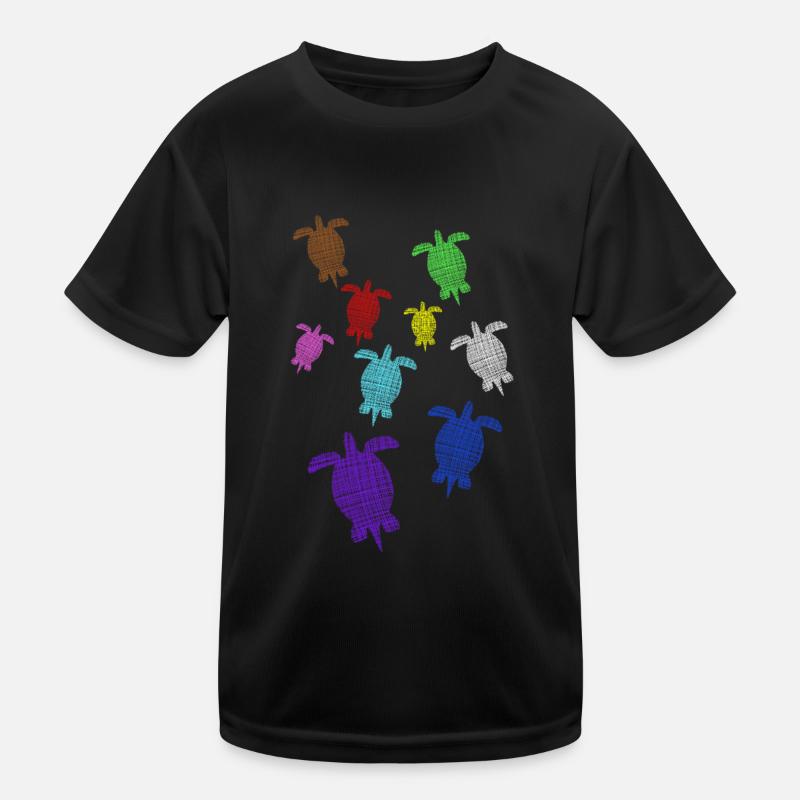 Schildkröten Turtle Kinder Funktions-T-Shirt