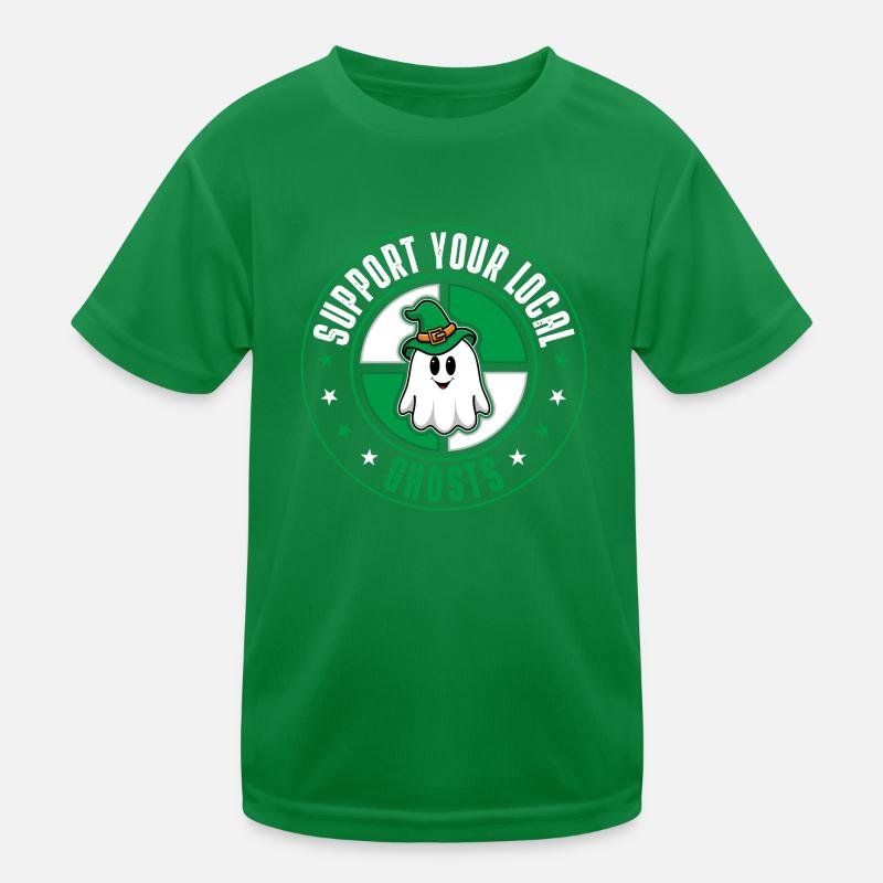 Ghosts Kids Functional T-Shirt