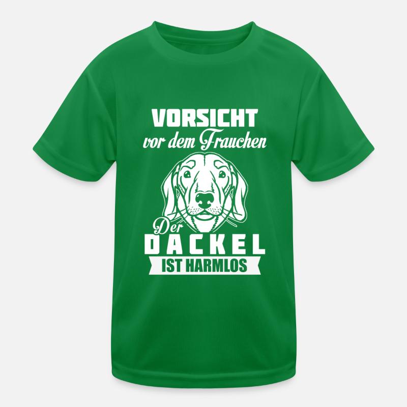 Dackel Kinder Funktions-T-Shirt