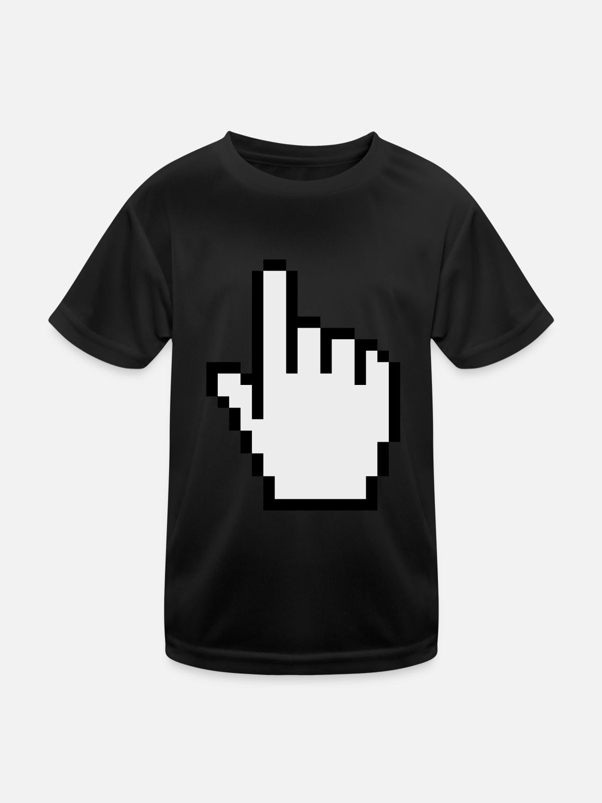 pointer / cursor - Kids Functional T-Shirt - black - Front