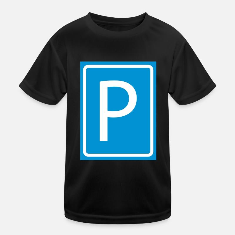 P Parking Parking Parking Parking 2c Kids Functional T-Shirt