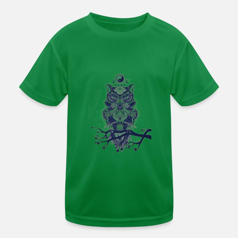 Eule Kinder Funktions-T-Shirt