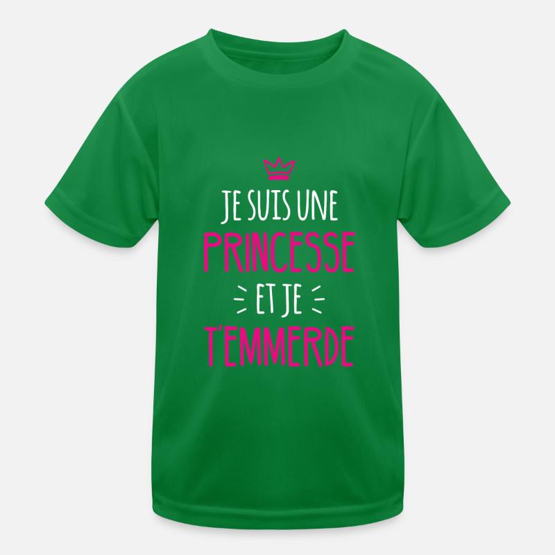 Je suis une princesse T-shirt sport Enfant