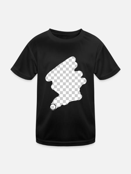 gomme photoshop - Kids Functional T-Shirt - black - Front