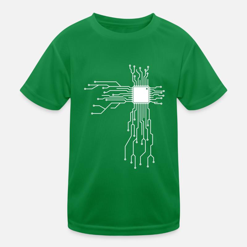 Technicien en électronique - T-shirt carte de programmation T-shirt sport Enfant