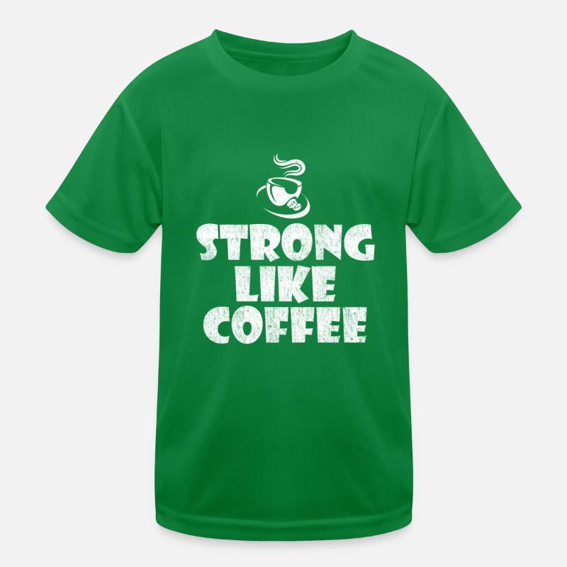 Fort comme le café T-shirt sport Enfant
