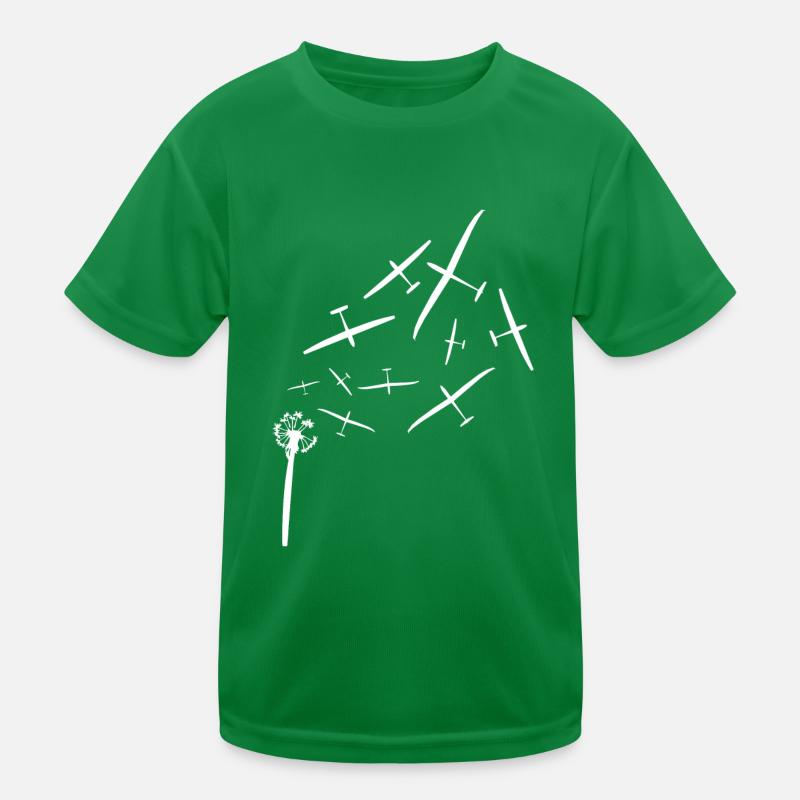 Flower glide glider pilot glider Kids Functional T-Shirt