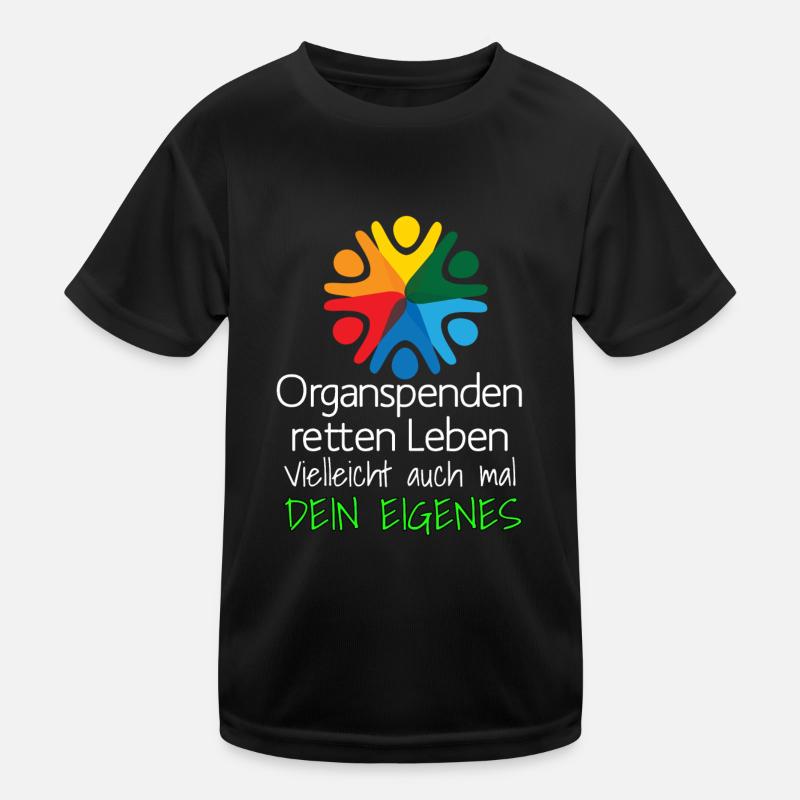 Organspenden retten Leben 23 Kinder Funktions-T-Shirt