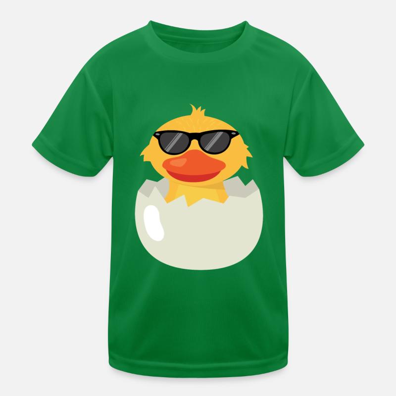 Canard jaune avec lunettes de soleil T-shirt sport Enfant