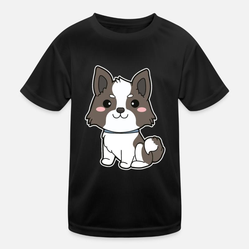Border Collie Kids Functional T-Shirt