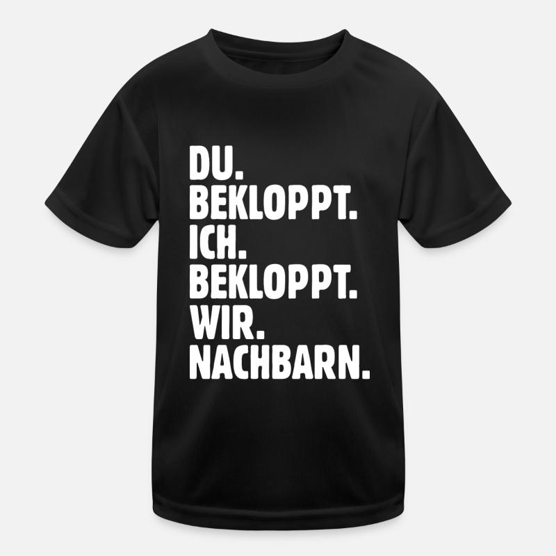 Nachbar Kinder Funktions-T-Shirt