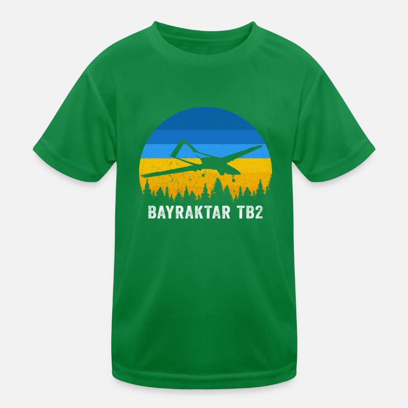 Bayraktar TB2 Soutien aux drones turcs Ukraine T-shirt sport Enfant