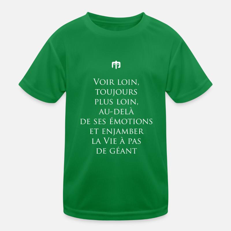 geant wite T-shirt sport Enfant