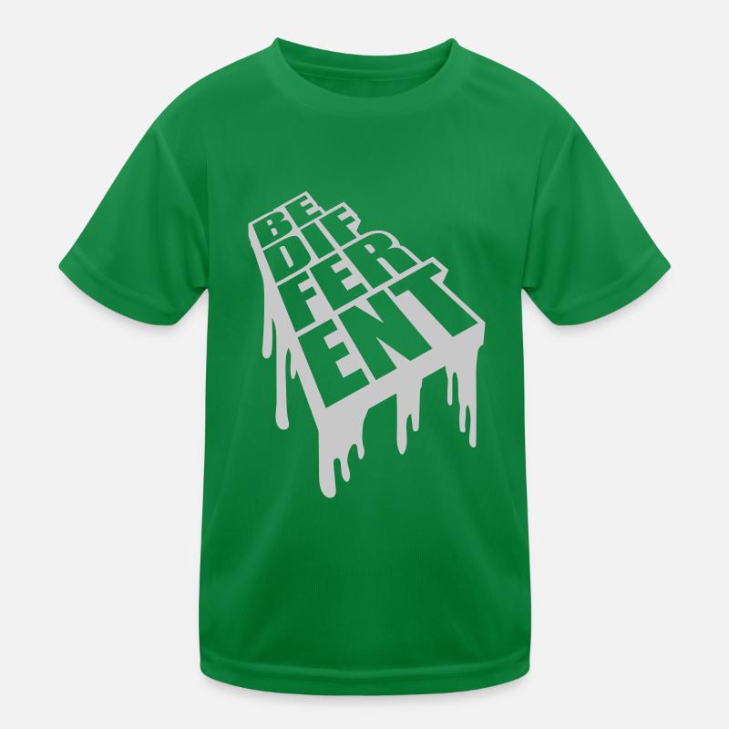 Be different Logo Design Kinder Funktions-T-Shirt