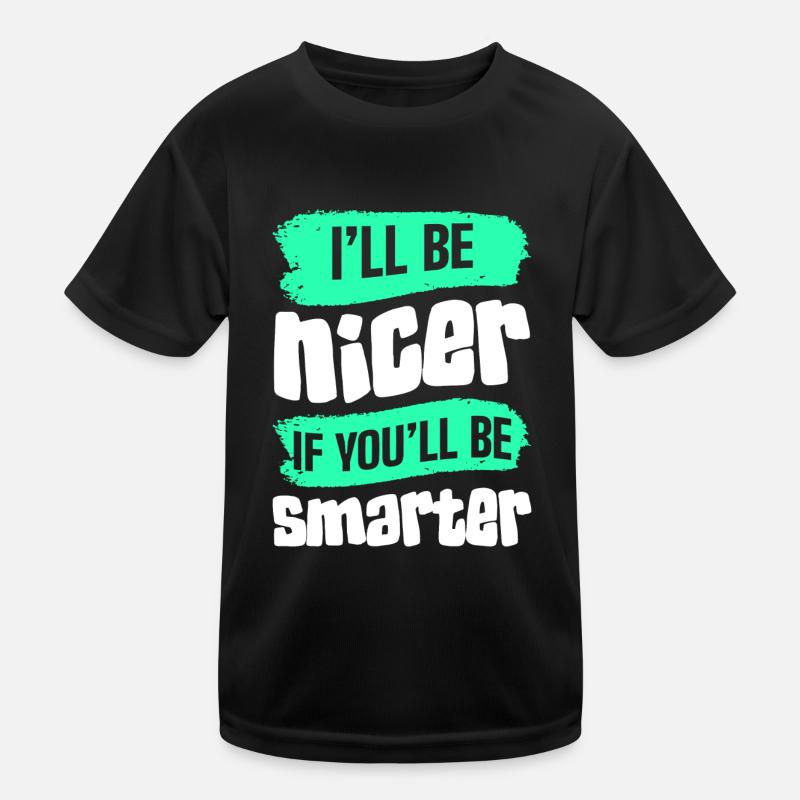 Sarcasm Comic Irony Kids Functional T-Shirt