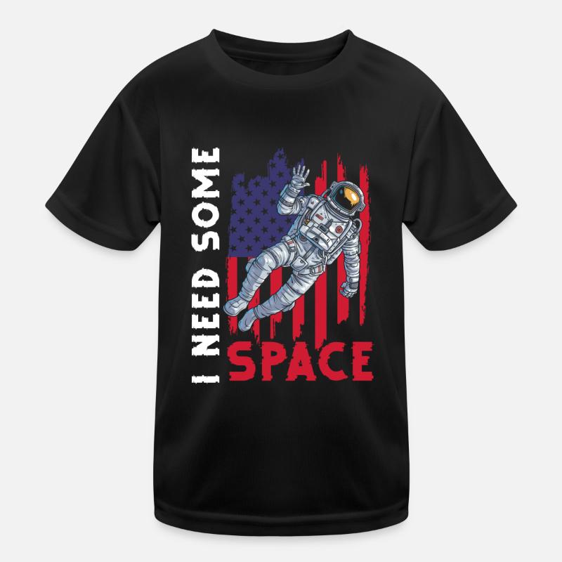 Outer space astronomy spaceship earth Kids Functional T-Shirt