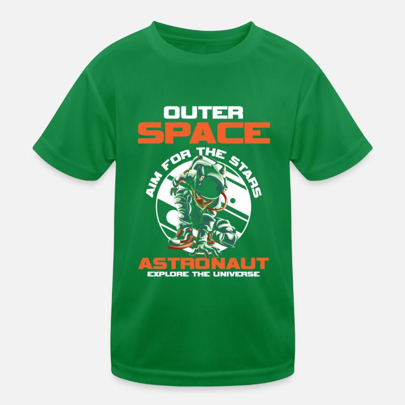 Outer Space Galaxy Kids Functional T-Shirt