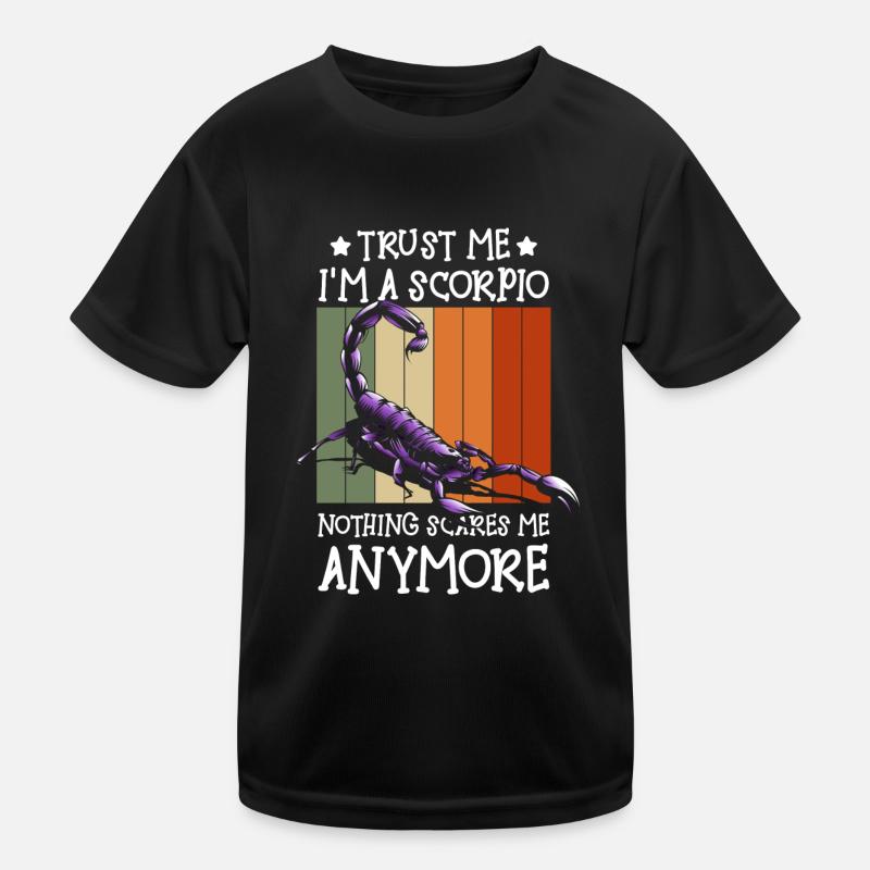 Scorpio Astrology Constellation November Kids Functional T-Shirt