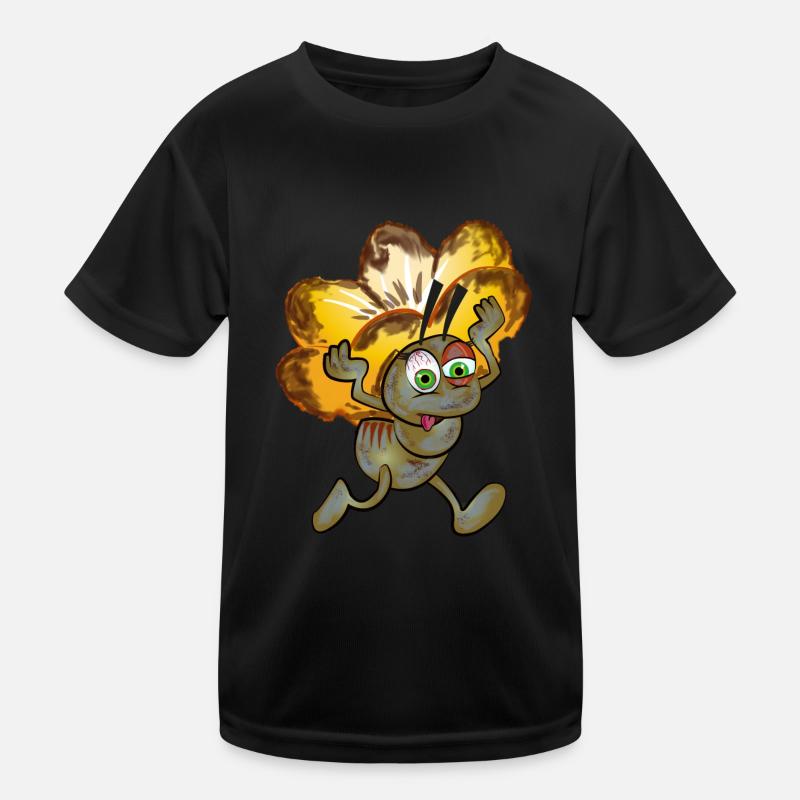 Zombie-Ameise mit einer Blume Kinder Funktions-T-Shirt
