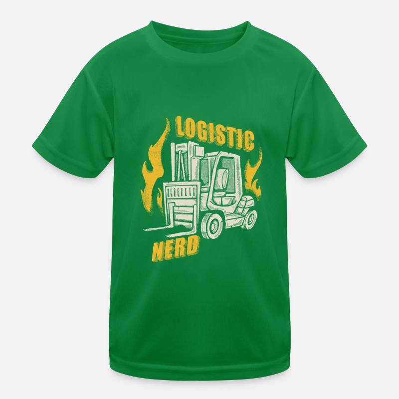 Logistic Nerd Kids Functional T-Shirt