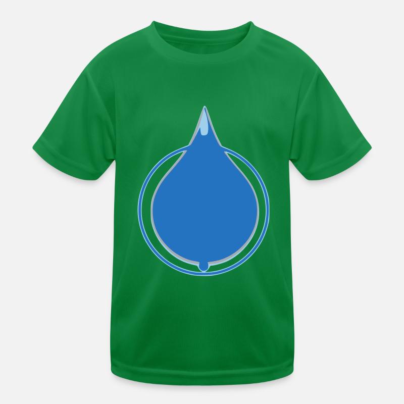 Water Drop T-shirt sport Enfant