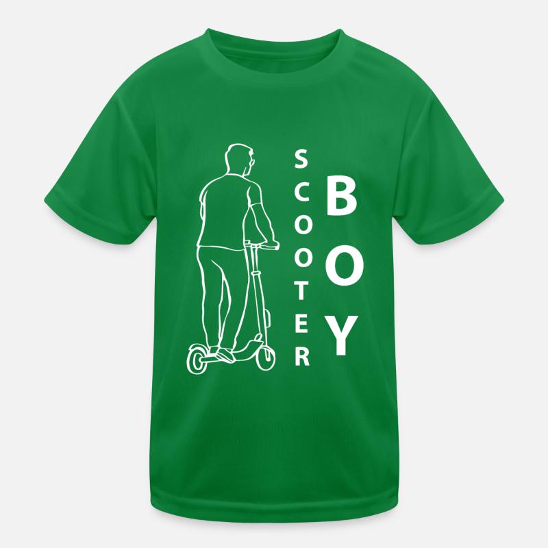 E-Scooter E-Roller Scooter T-shirt sport Enfant