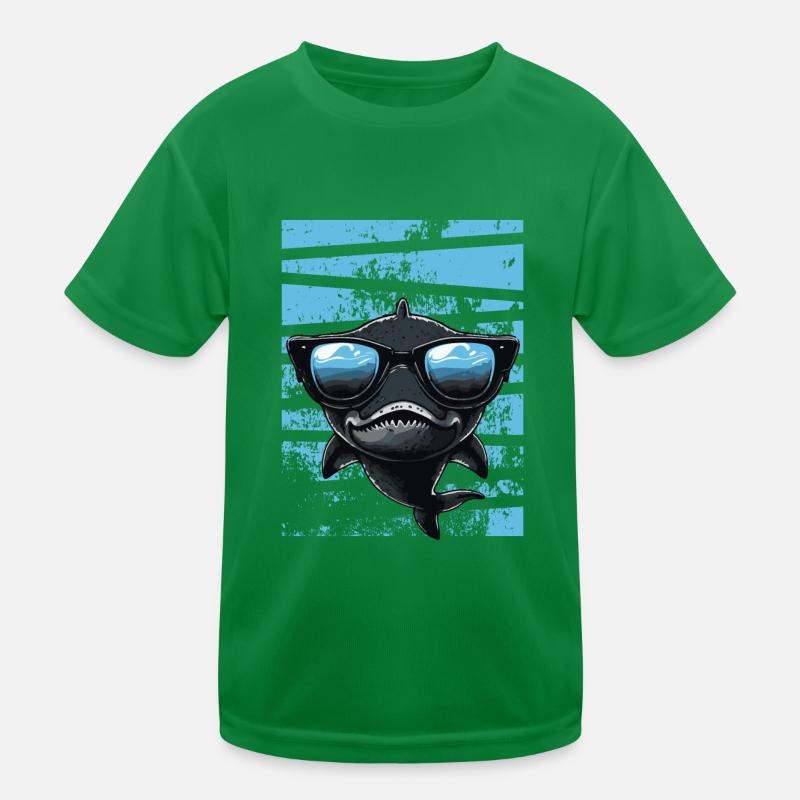 Requin cool T-shirt sport Enfant