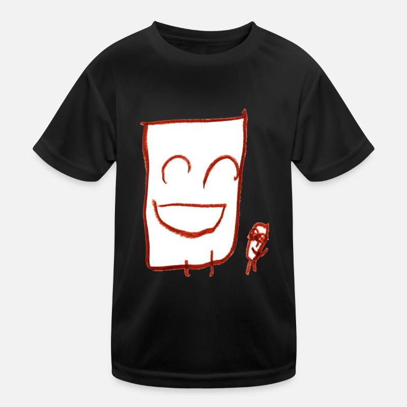 Glückliche Kerle (weiß) Kinder Funktions-T-Shirt