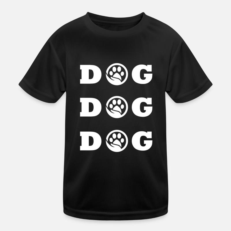 Hund Dog Kinder Funktions-T-Shirt