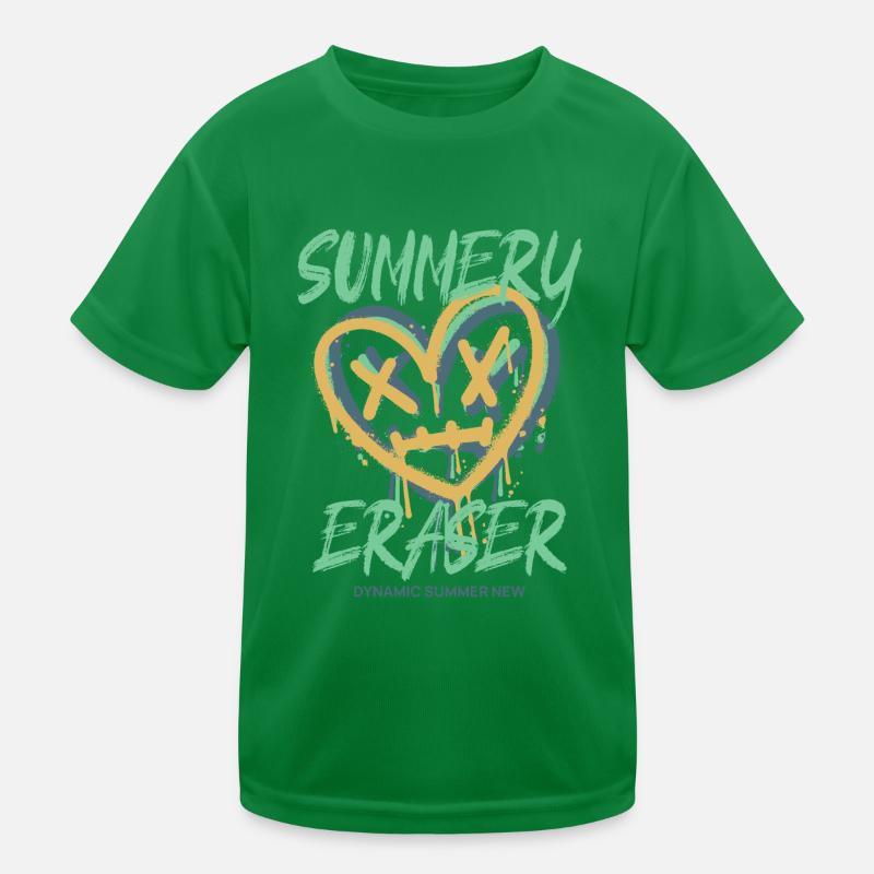 Dynamic Summer Kids Functional T-Shirt
