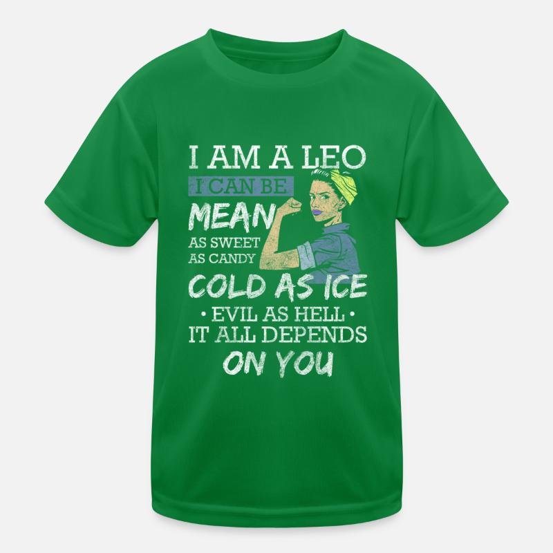 Leo superstition characteristics Leo Kids Functional T-Shirt