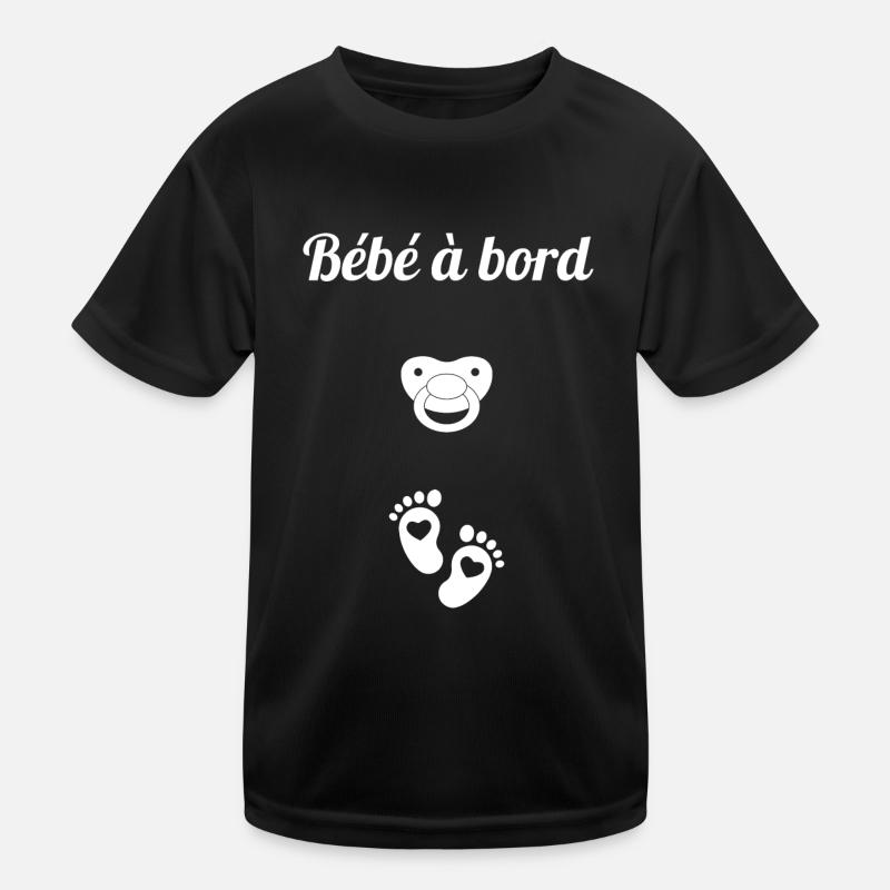 Bébé à bord T-shirt sport Enfant