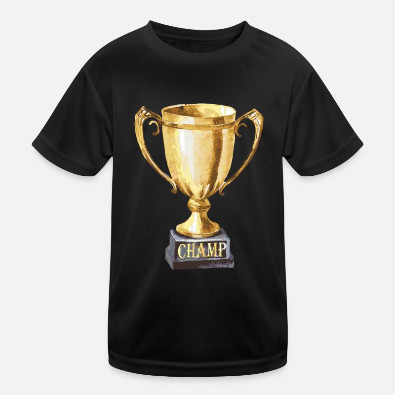 Cup for Champs and Winners Kids Functional T-Shirt