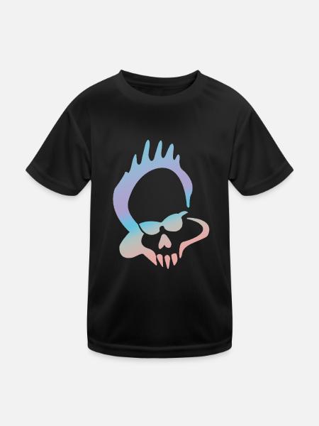 Logo Mansi Venice - Kinder Funktions-T-Shirt - Schwarz - Vorne
