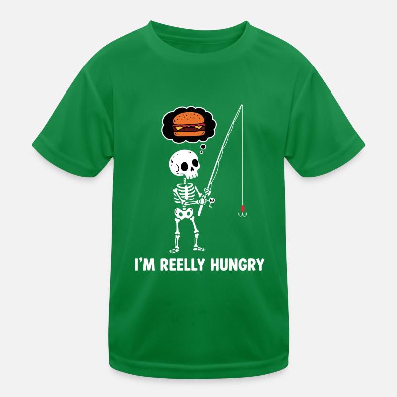 Ich bin hungrig Kinder Funktions-T-Shirt