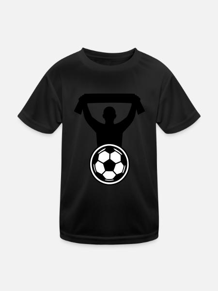 Football Fan - T-shirt sport Enfant - noir - Devant