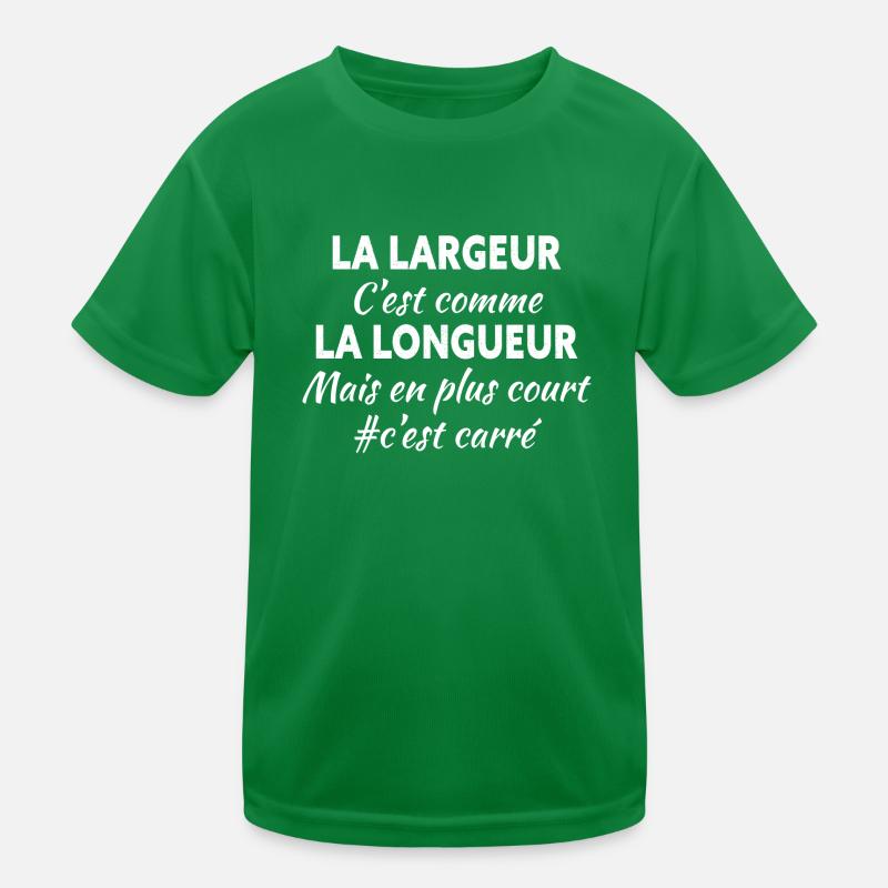 Maths - Mathématiques - Longueur - Largeur T-shirt sport Enfant